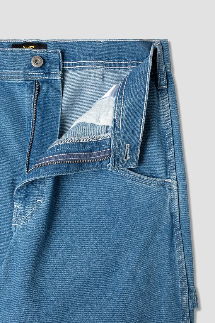 80s Painter Pant - Mid Stonewash Denim