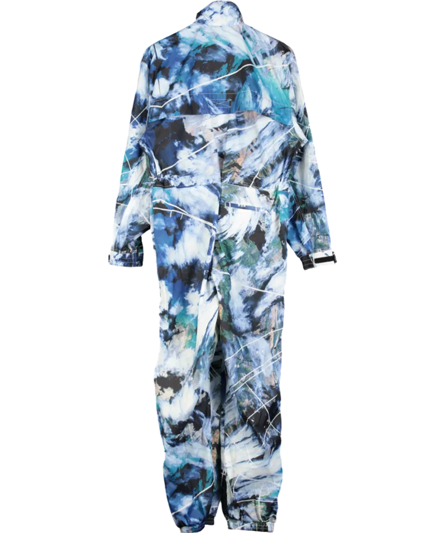 Adidas by Stella Mccartney Blue True Casuals All In One Jumpsuit UK S