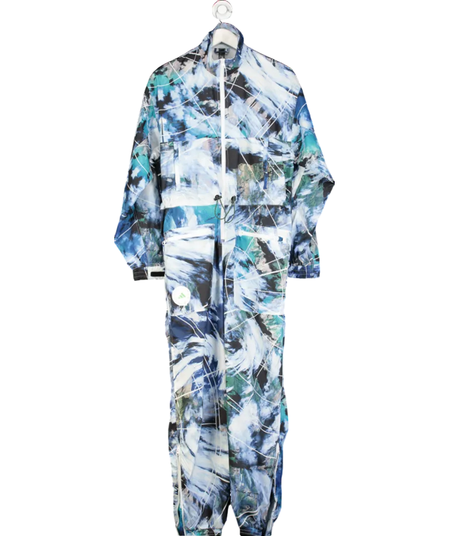 Adidas by Stella Mccartney Blue True Casuals All In One Jumpsuit UK S