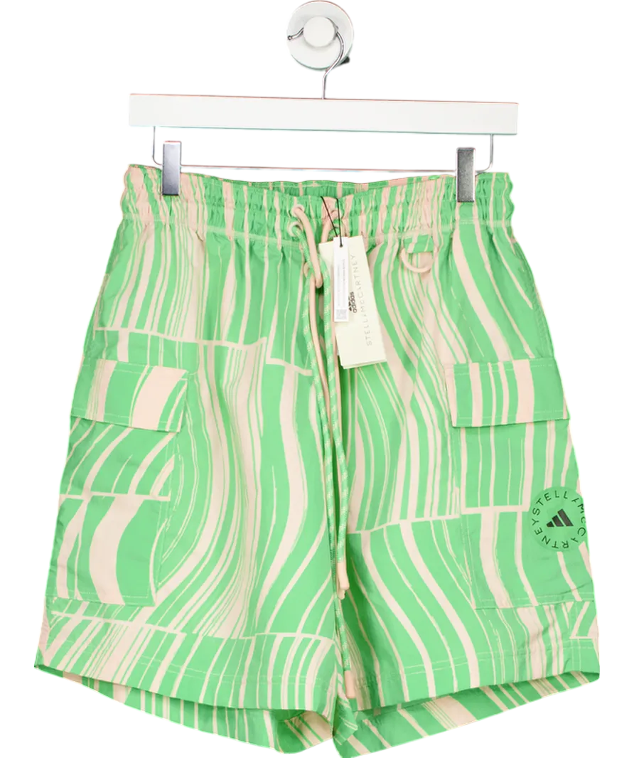 Adidas by Stella Mccartney Green True Casuals Shorts UK M
