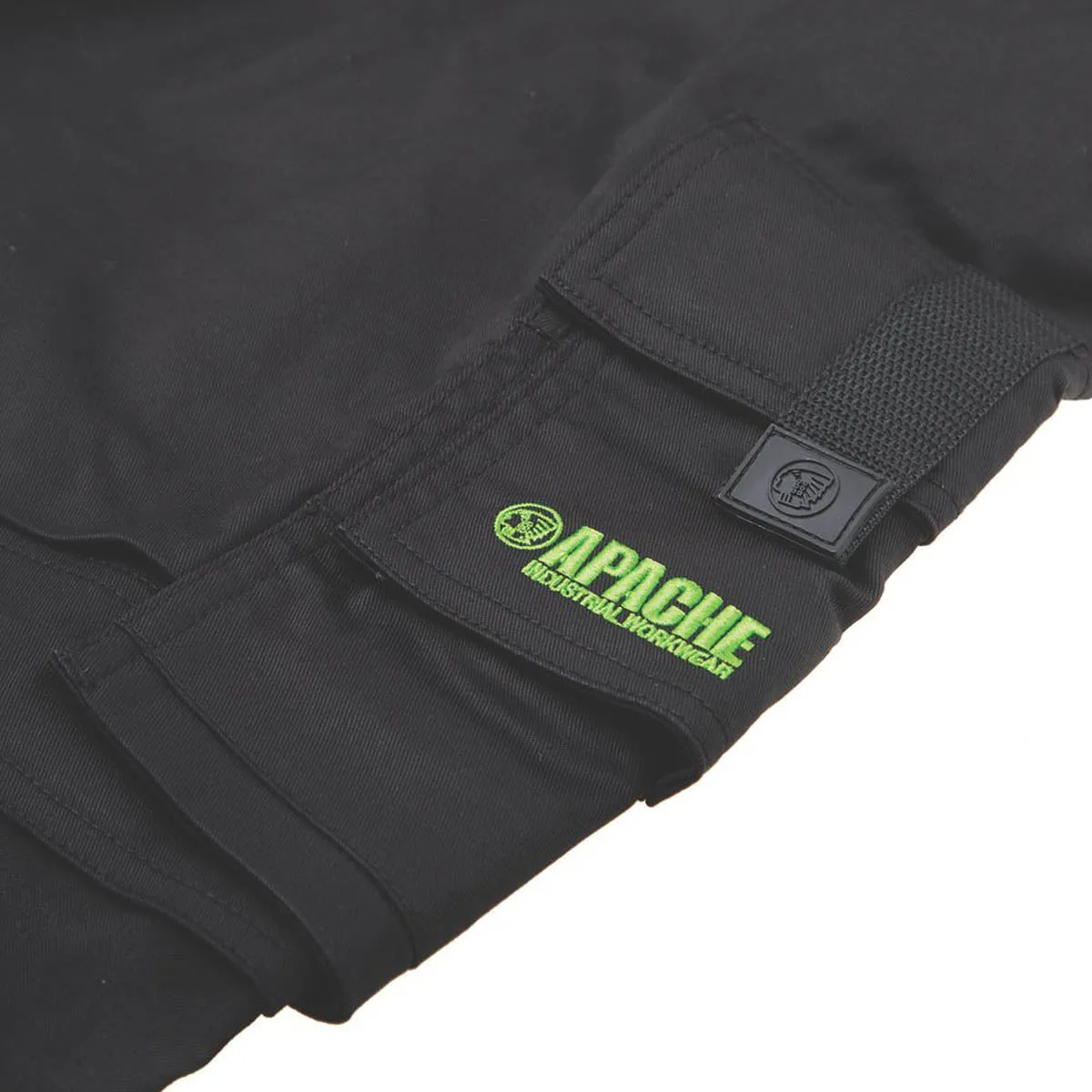 Apache Bancroft Work Trousers Black/Grey 34" W 29" L