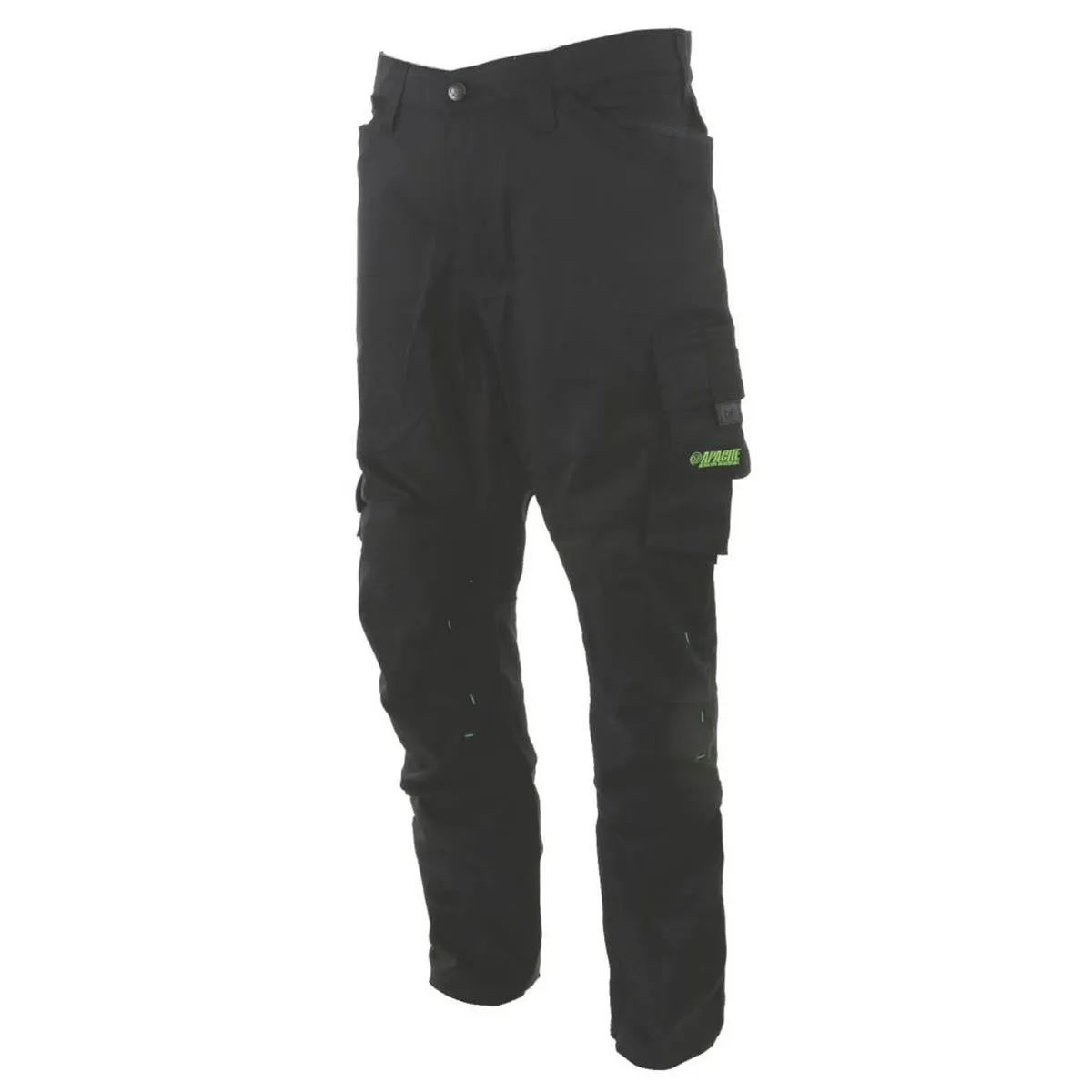 Apache Bancroft Work Trousers Black/Grey 34" W 29" L