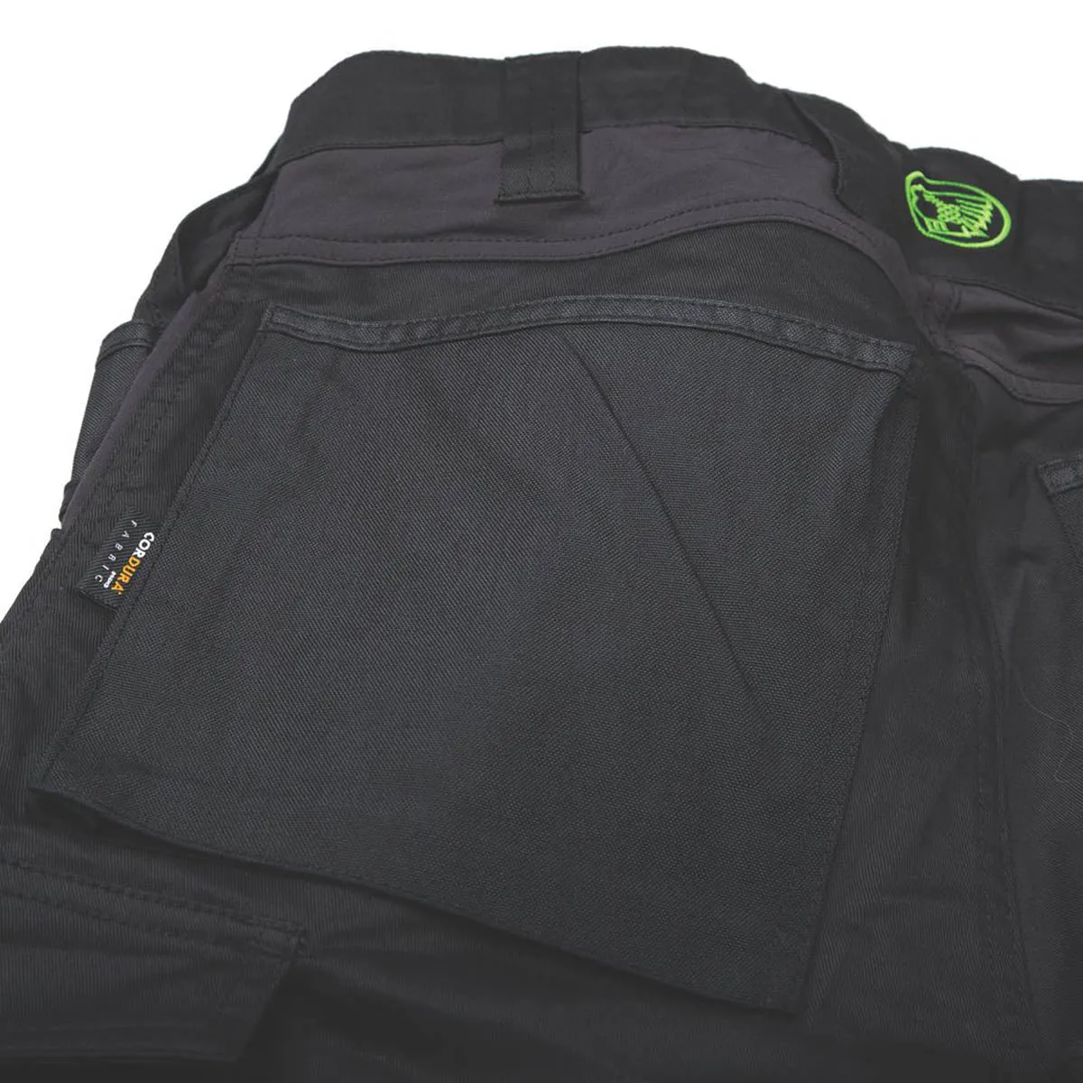 Apache Bancroft Work Trousers Black/Grey 34" W 29" L