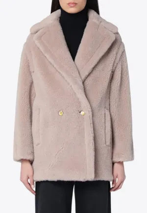 Cuba Double-Breasted Teddy Coat