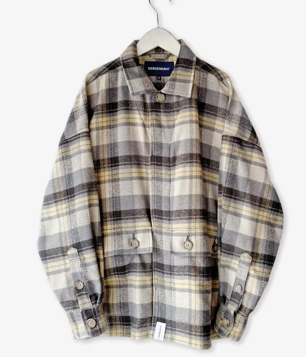 DESCENDANT/LOGGER PLAID JACKET (GRAY)