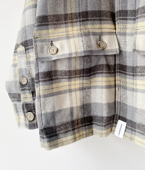 DESCENDANT/LOGGER PLAID JACKET (GRAY)