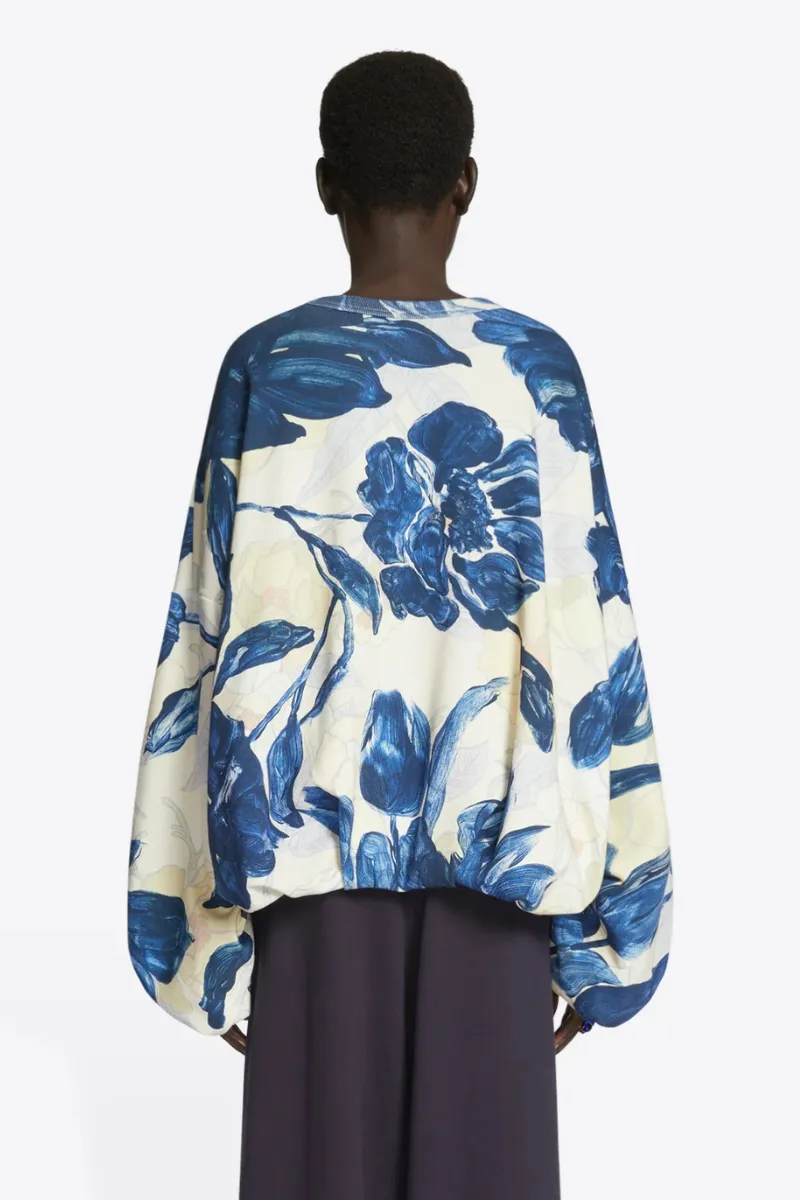 Draped Sweatshirt