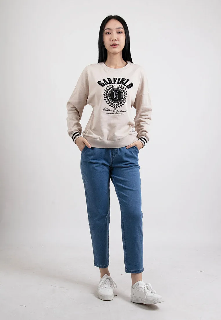Forest Ladies Stretchable Denim Jersey Tapered Pants | Seluar Jeans Perempuan - 810489