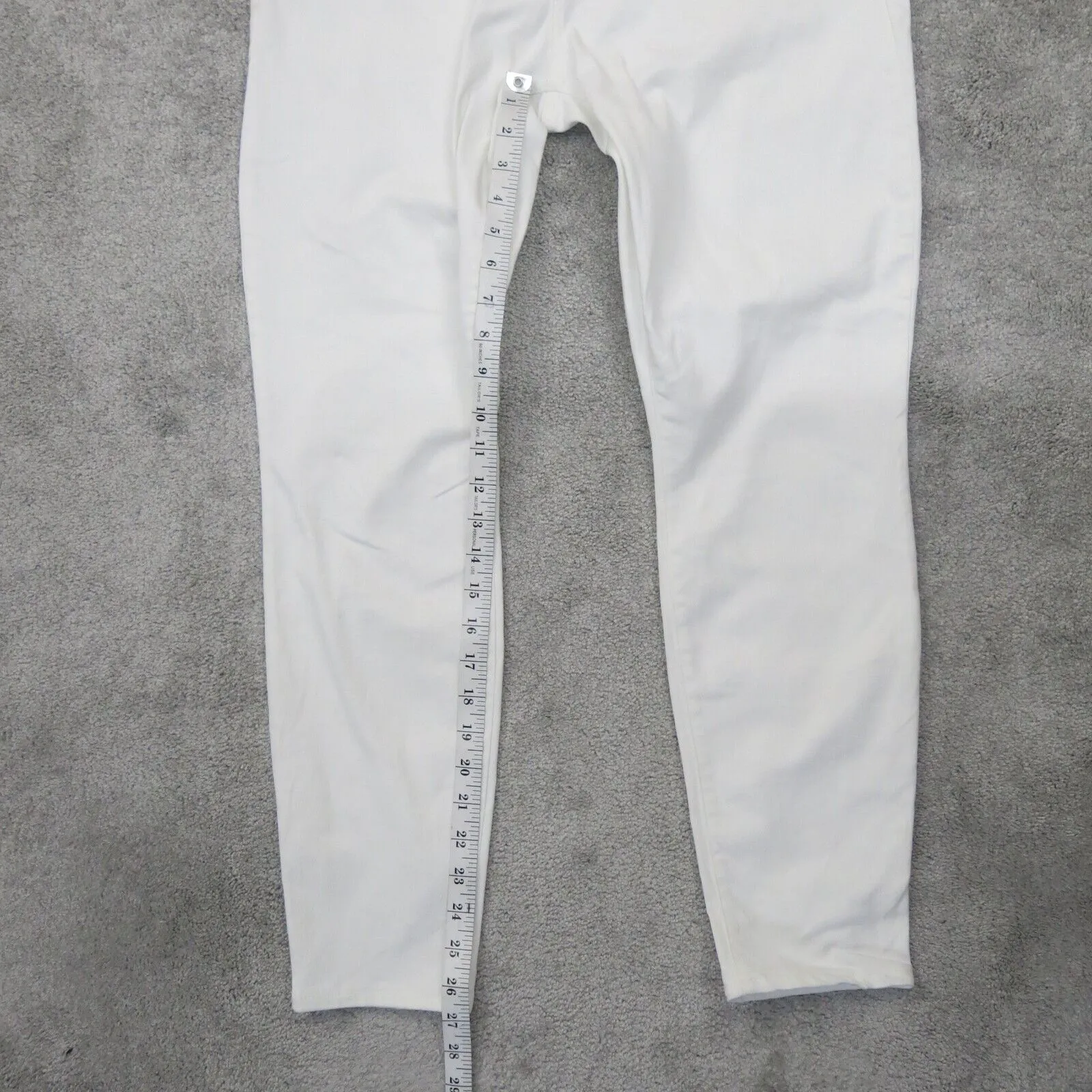 GAP Womens True Skinny Leg Jeans Mid Rise Five Pockets White Size 32