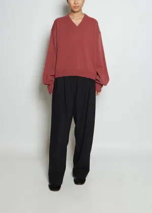 Ghia Lambswool Rounded V-Neck