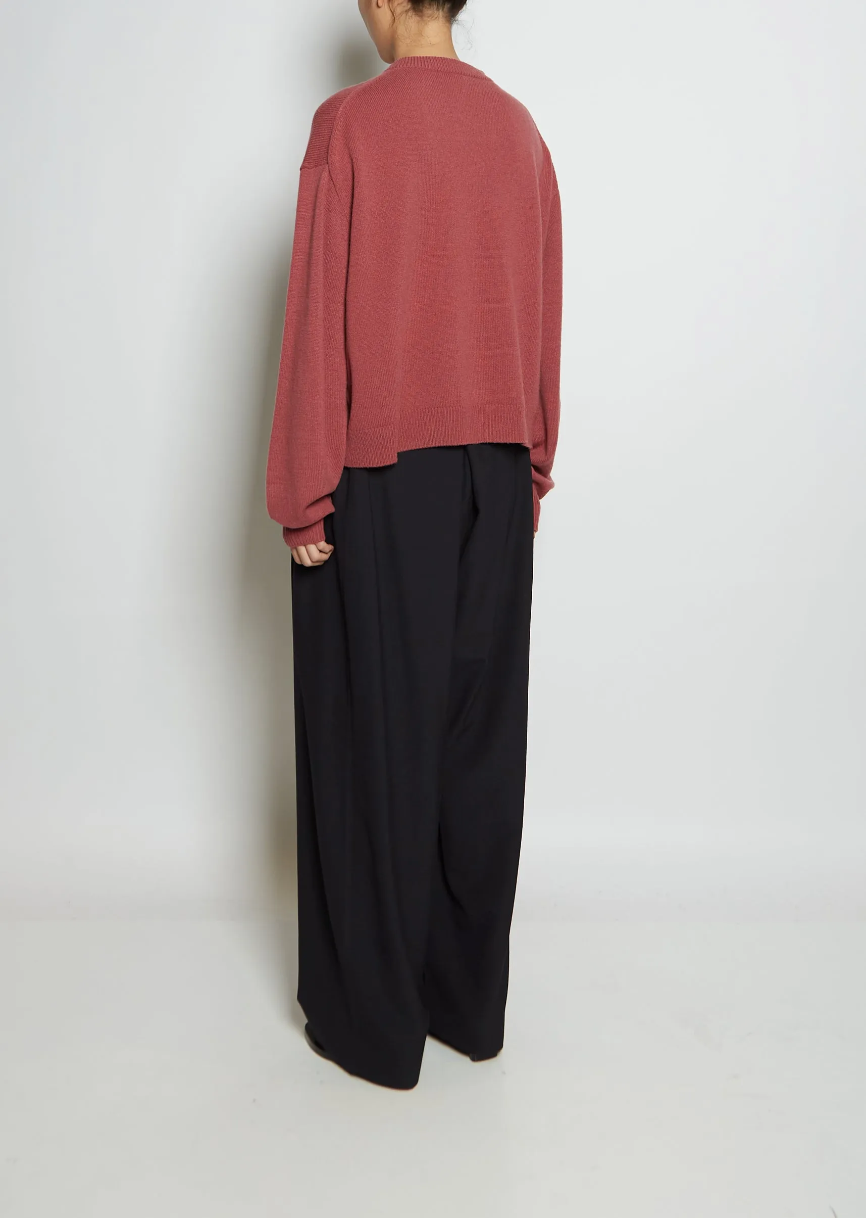 Ghia Lambswool Rounded V-Neck