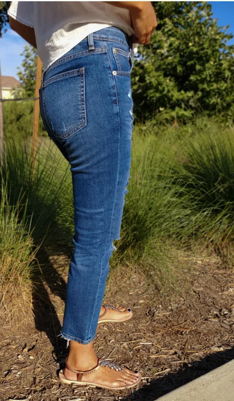 High Rise Mom Jeans