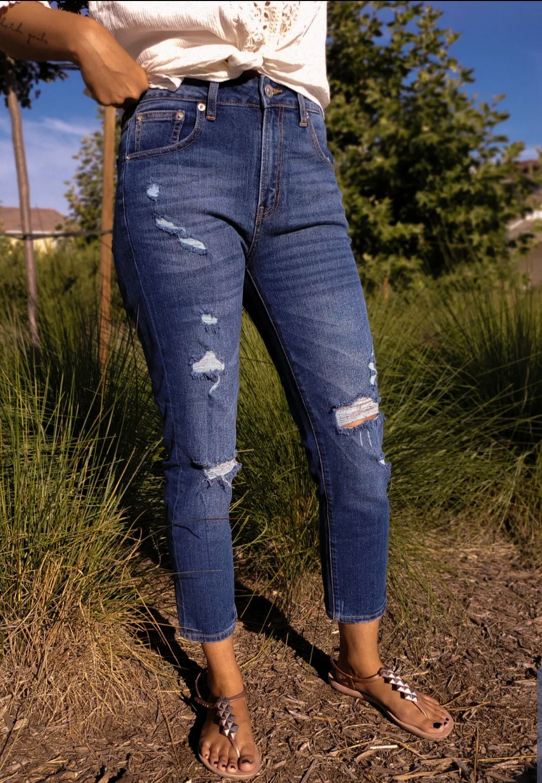 High Rise Mom Jeans