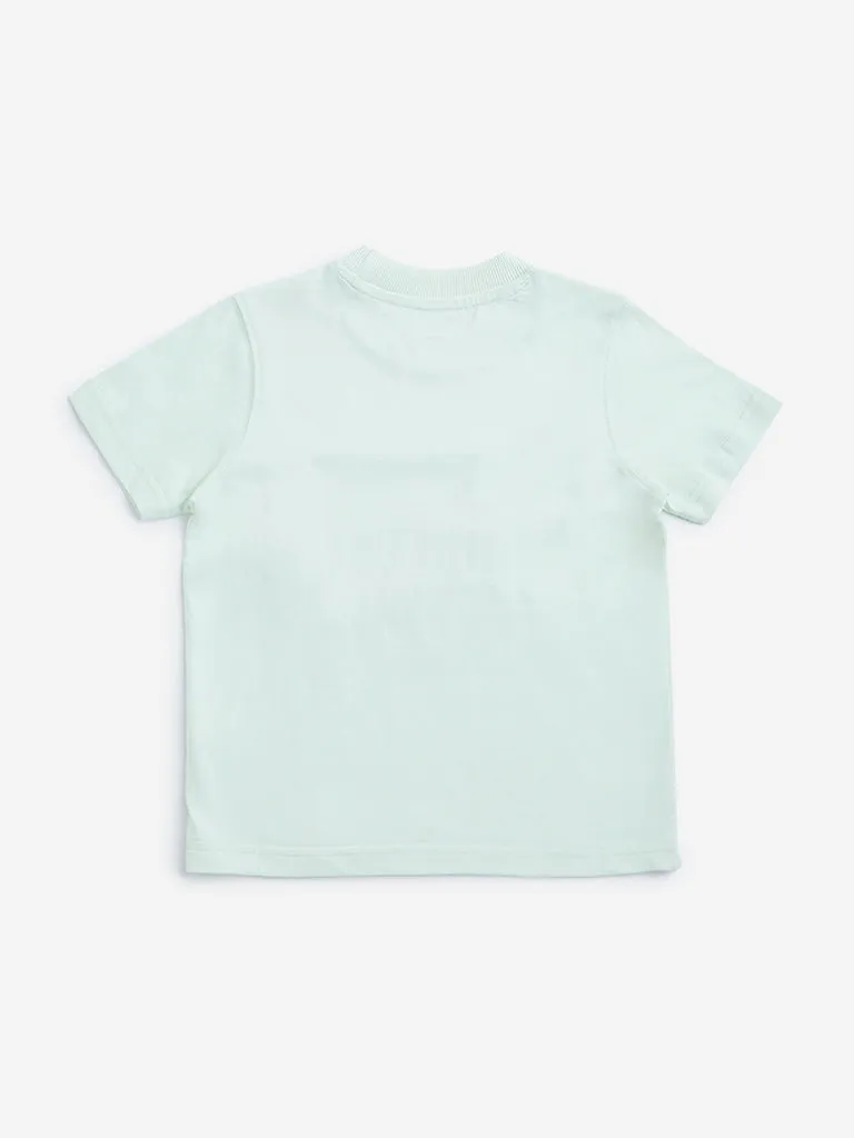 HOP Kids Mint Animal Graphic T-Shirt