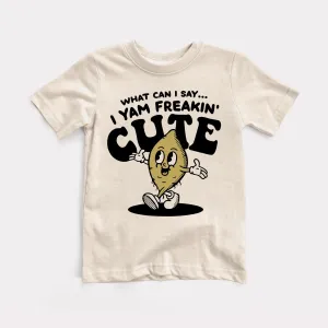 I Yam Freakin' Cute Toddler Tee