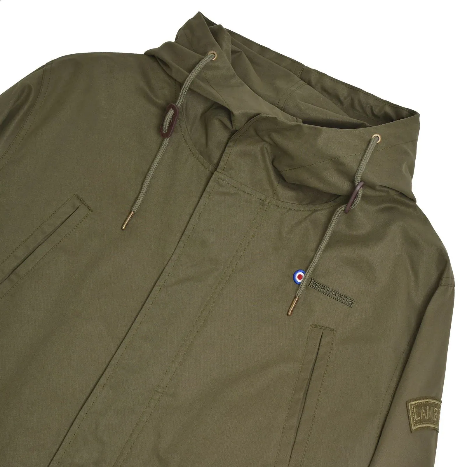 Lambretta Mens Water Resistant Parka Jacket