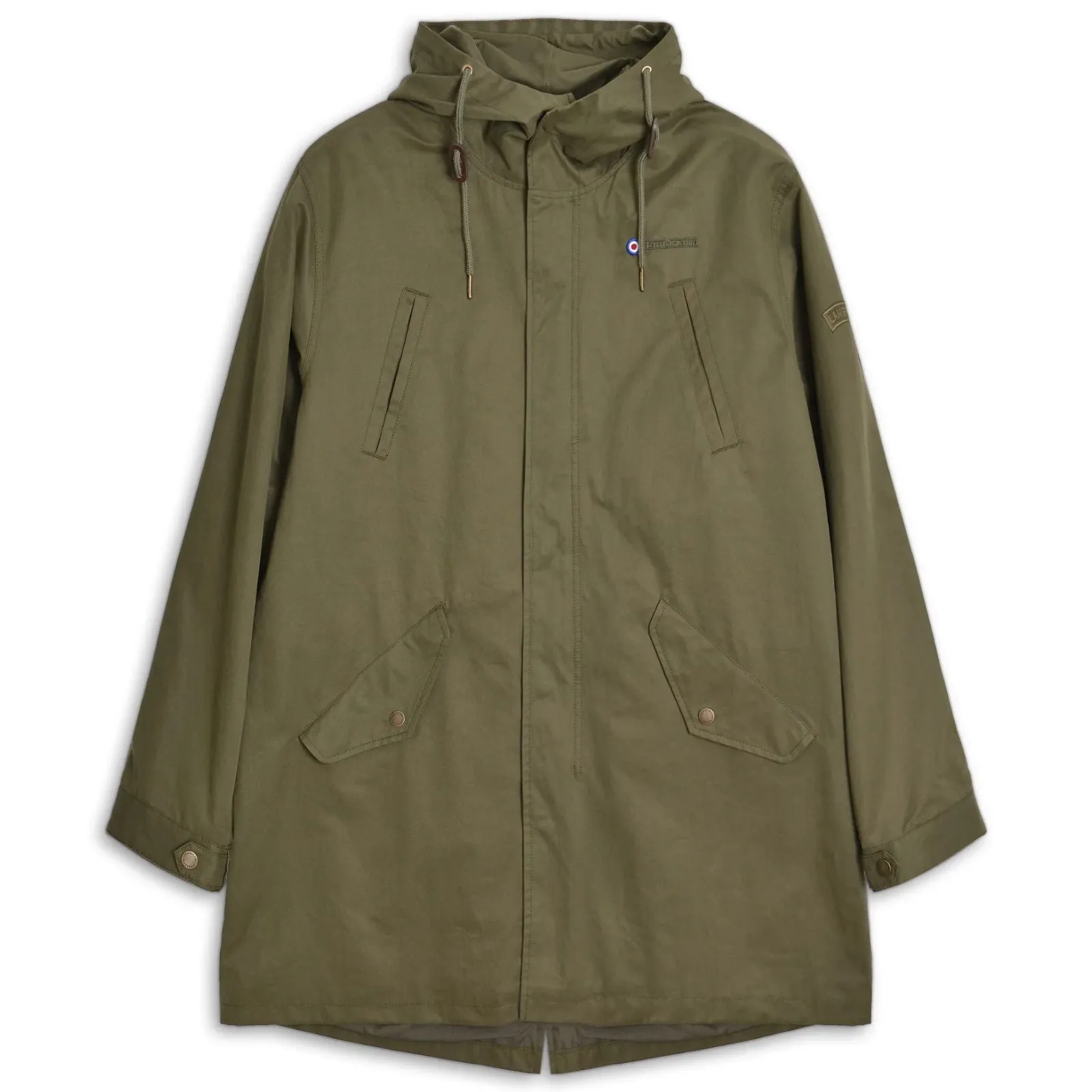 Lambretta Mens Water Resistant Parka Jacket