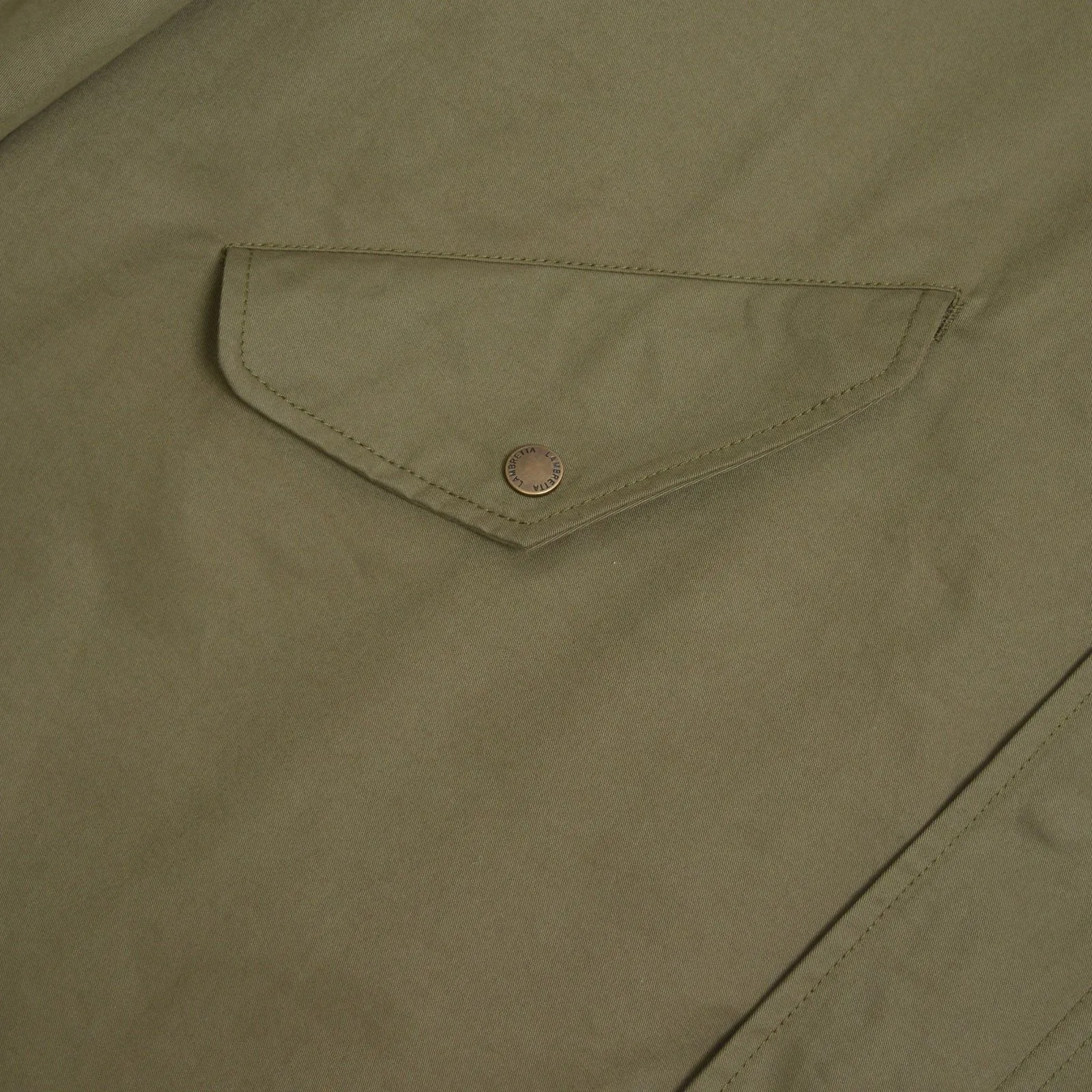 Lambretta Mens Water Resistant Parka Jacket