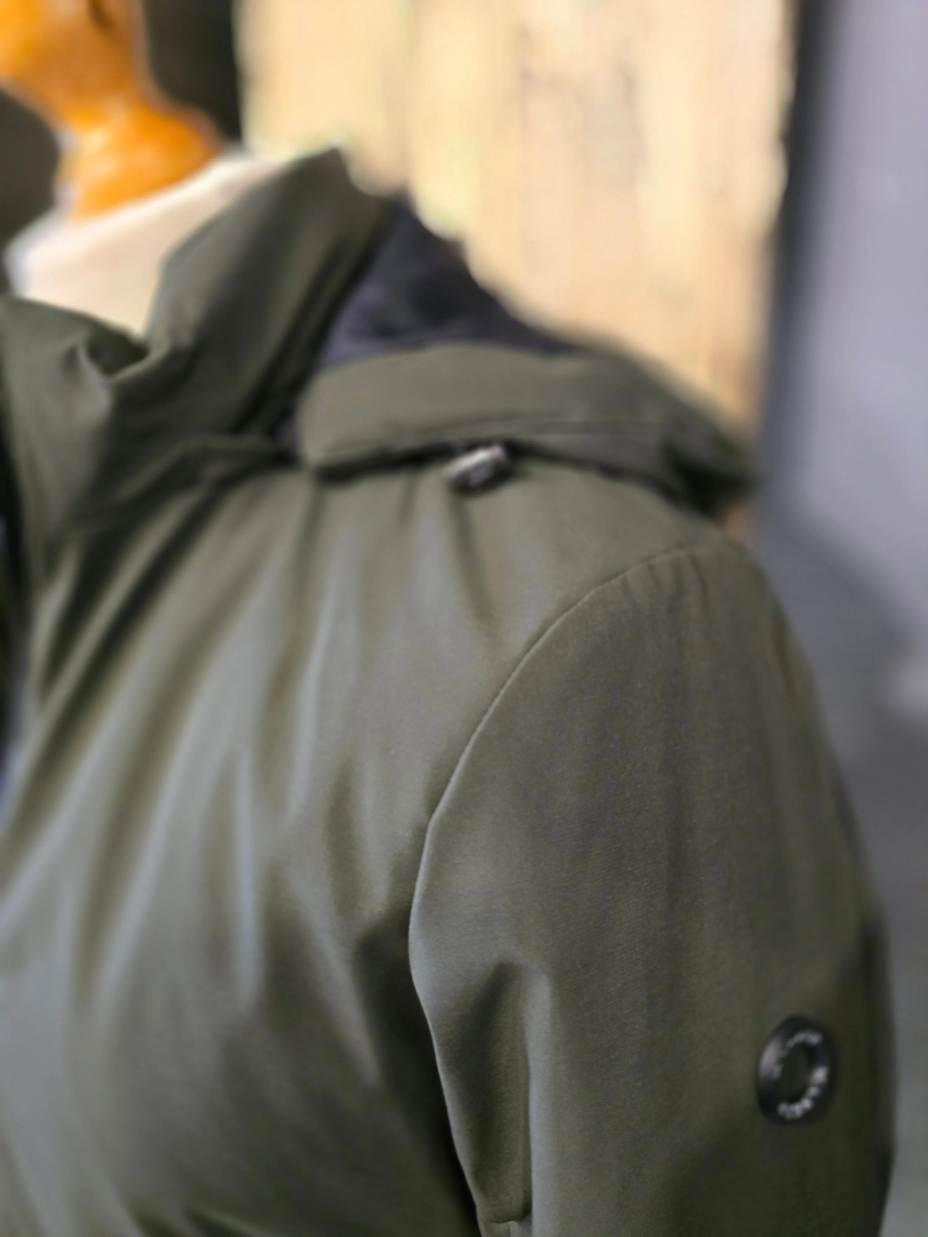 Markup Military Green Short Parka