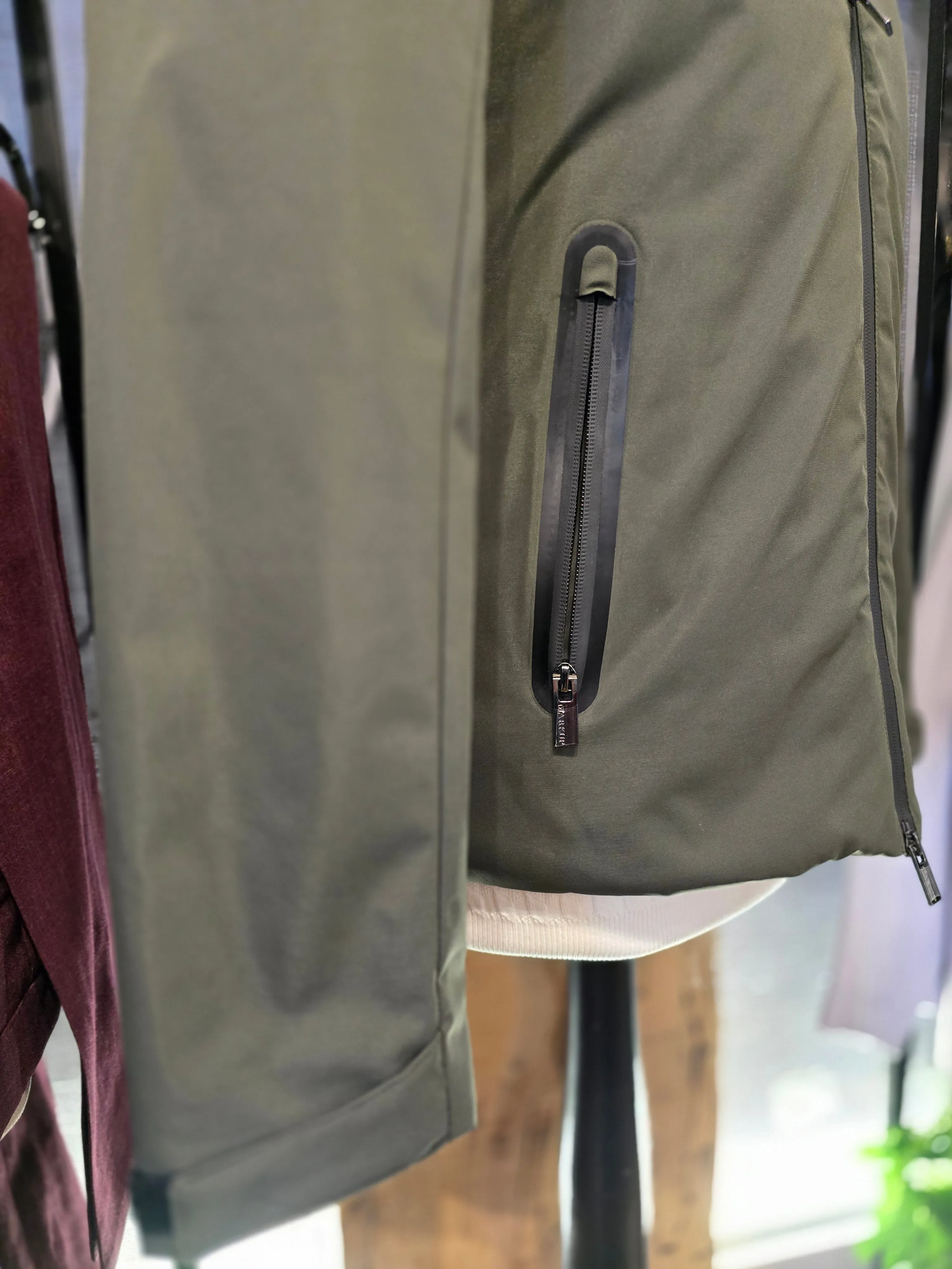 Markup Military Green Short Parka