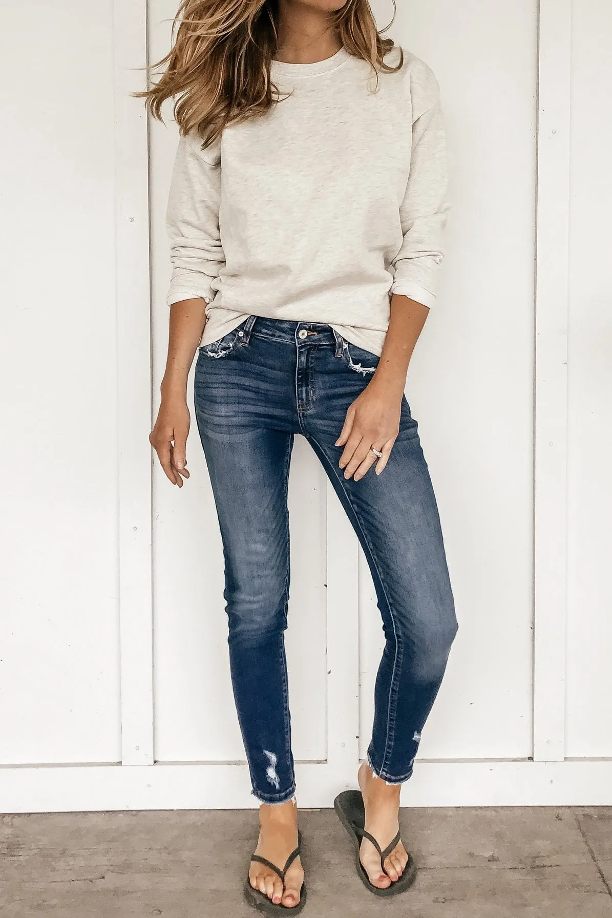 Megan Distressed Skinny Jeans