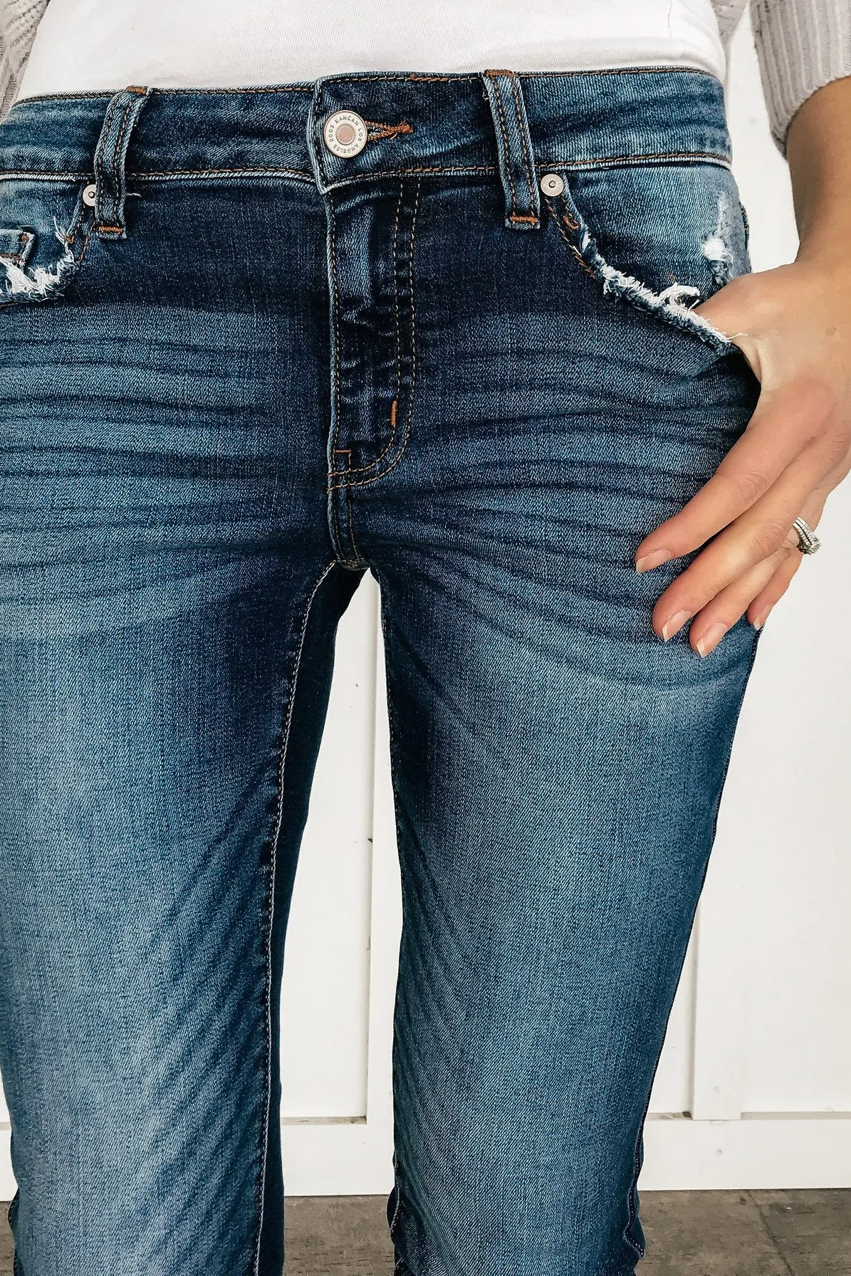 Megan Distressed Skinny Jeans