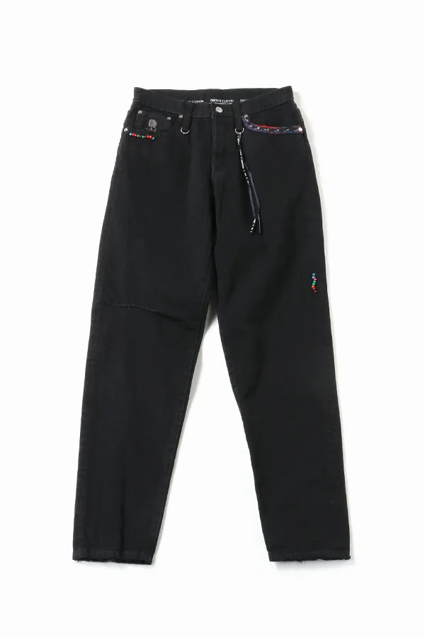 MW TAPERED SLIM DENIM PANTS