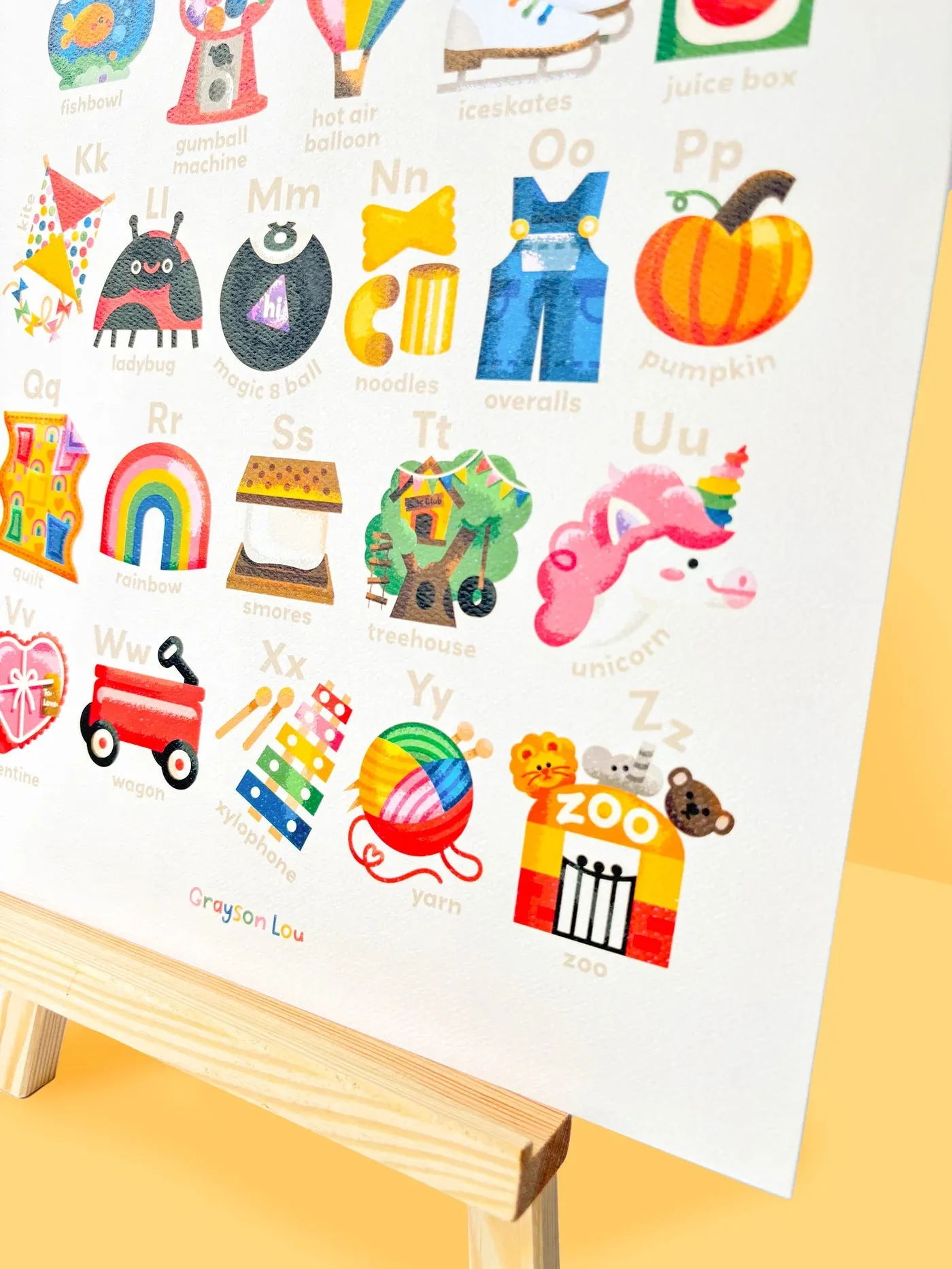 'My First Alphabet' Print