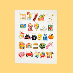 'My First Alphabet' Print