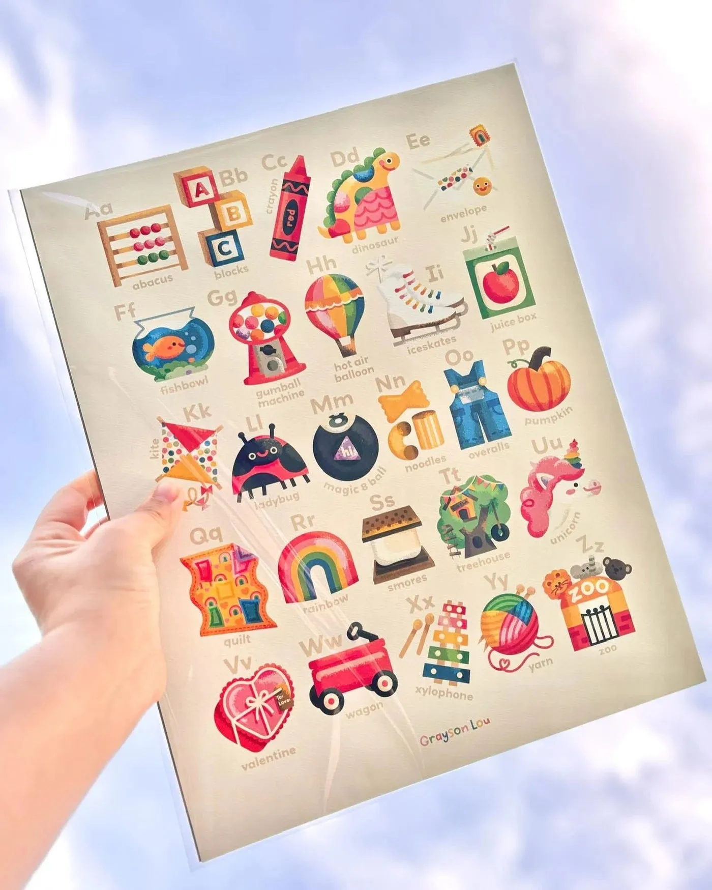 'My First Alphabet' Print