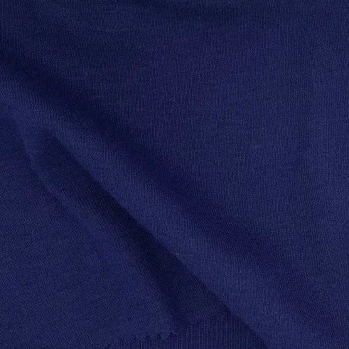 Navy | Polyester/Cotton Rib - SKU 2080 #U88