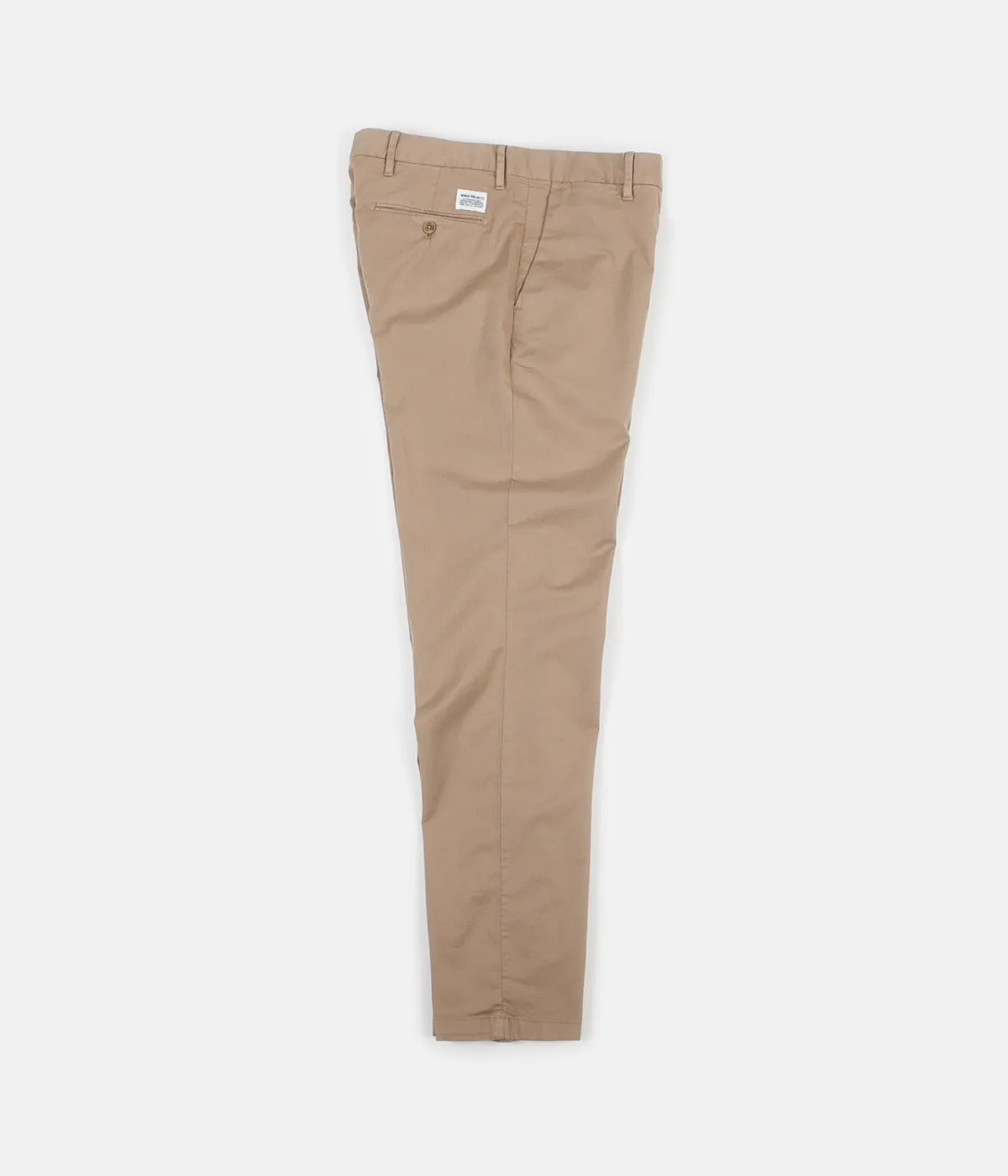 Norse Projects Aros Slim Light Stretch Trousers - Utility Khaki