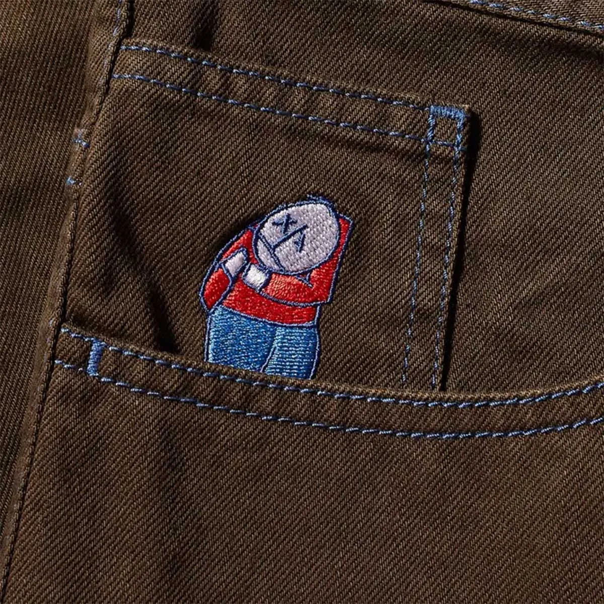 Polar - Big Boy Pants Brown/Blue