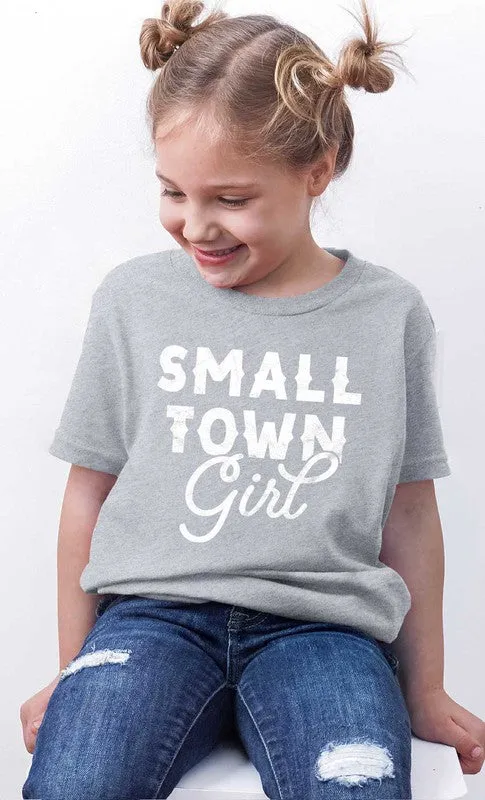 Retro Small Town Girl Kids Graphic Tee