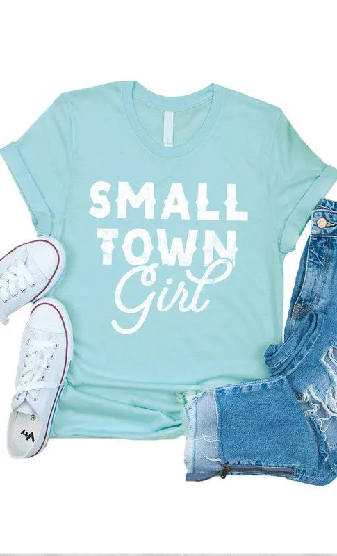 Retro Small Town Girl Kids Graphic Tee