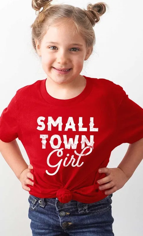 Retro Small Town Girl Kids Graphic Tee