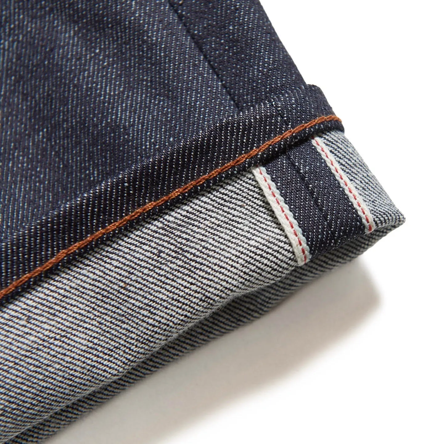 RIGID DENIM TAPERED PANTS