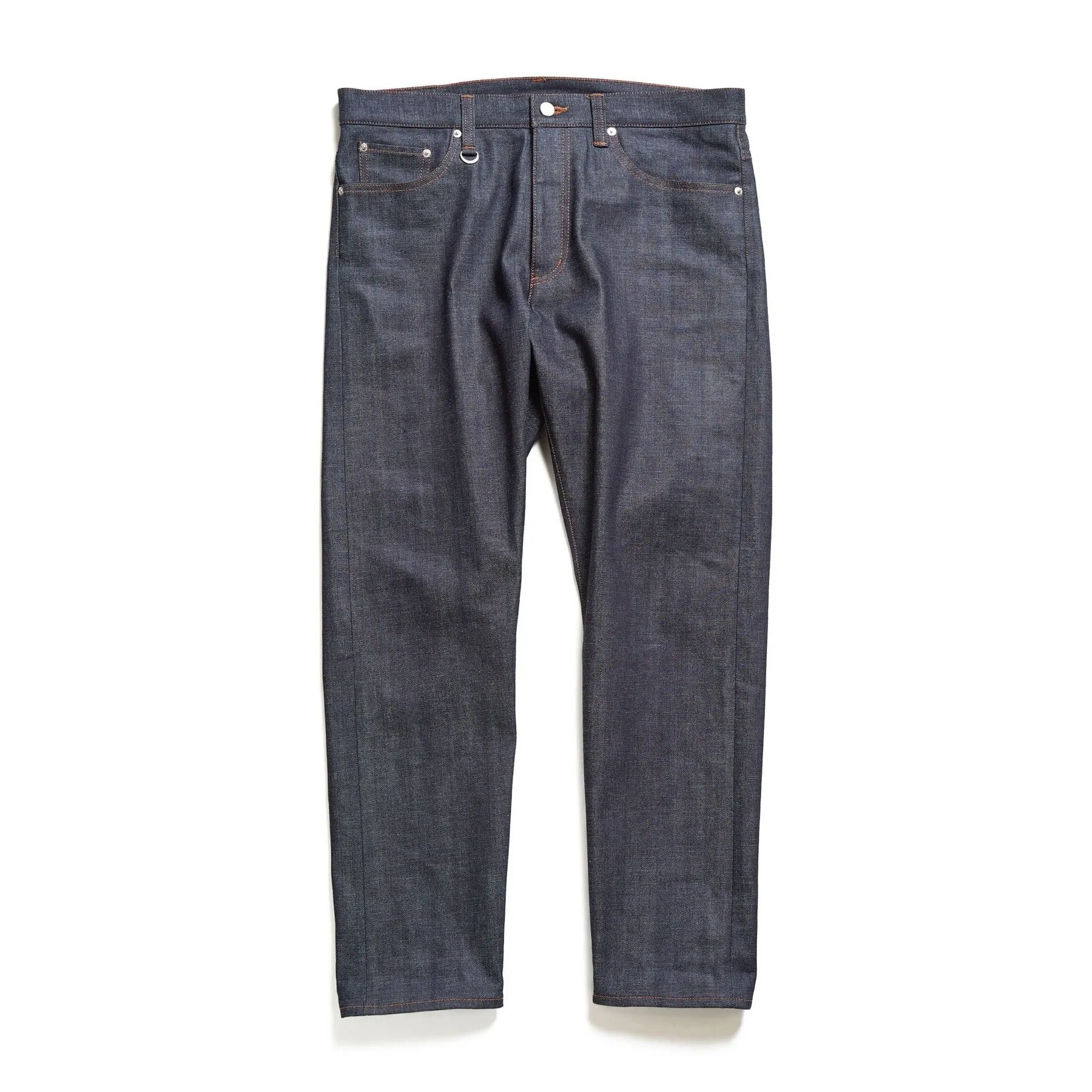 RIGID DENIM TAPERED PANTS