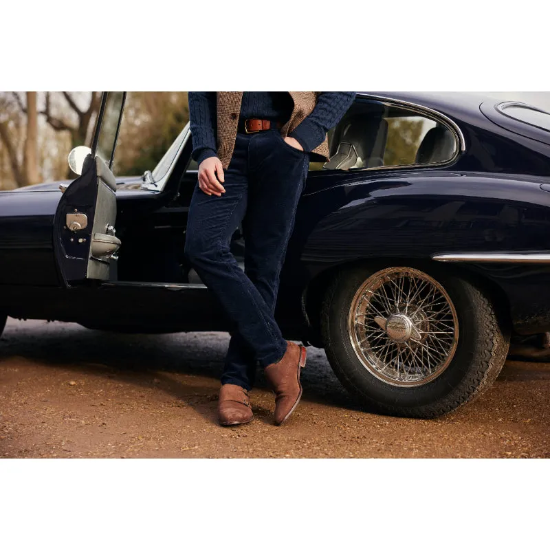 Schoffel Camden Mens Cord Trousers - Navy