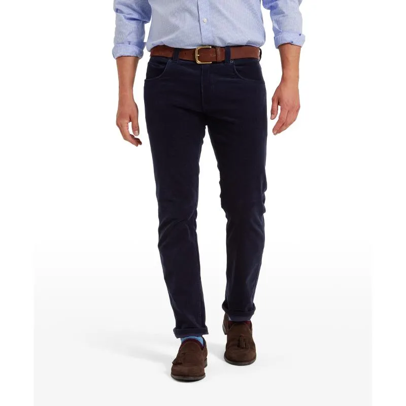 Schoffel Camden Mens Cord Trousers - Navy