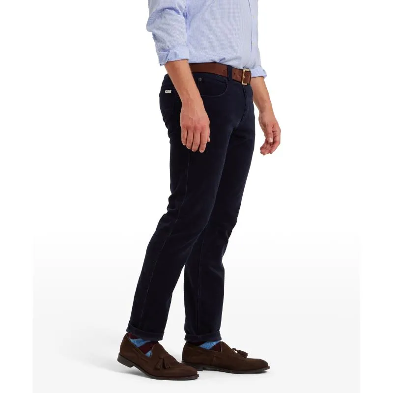 Schoffel Camden Mens Cord Trousers - Navy