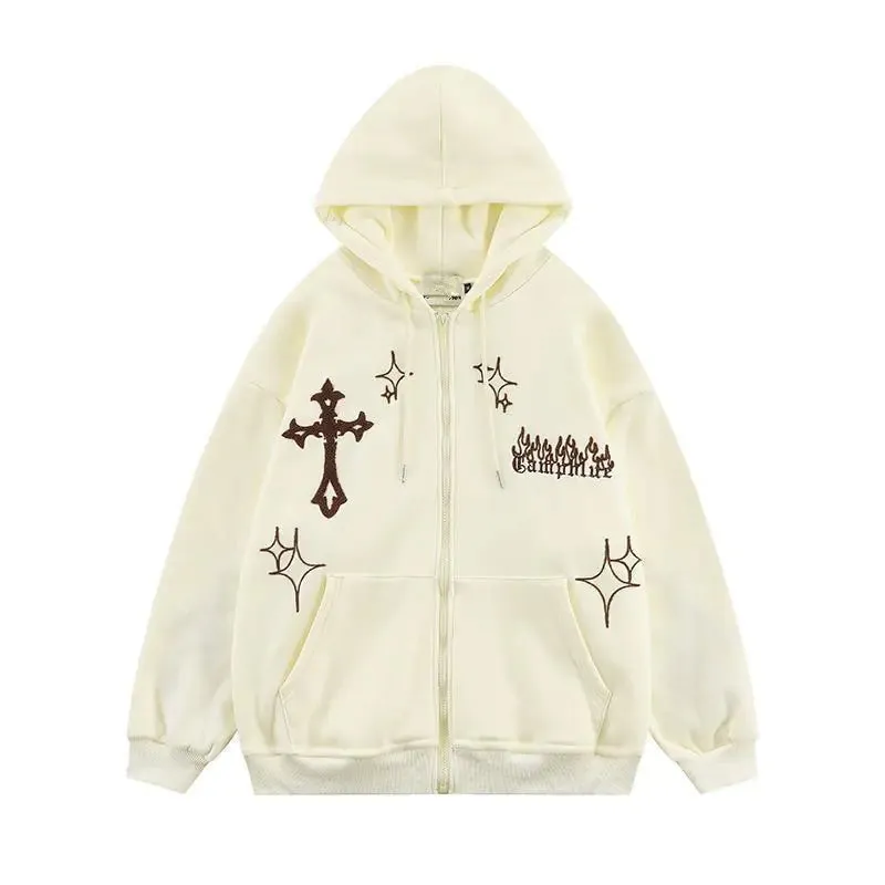 Skeletal Ribcage Zip-Up Hoodie
