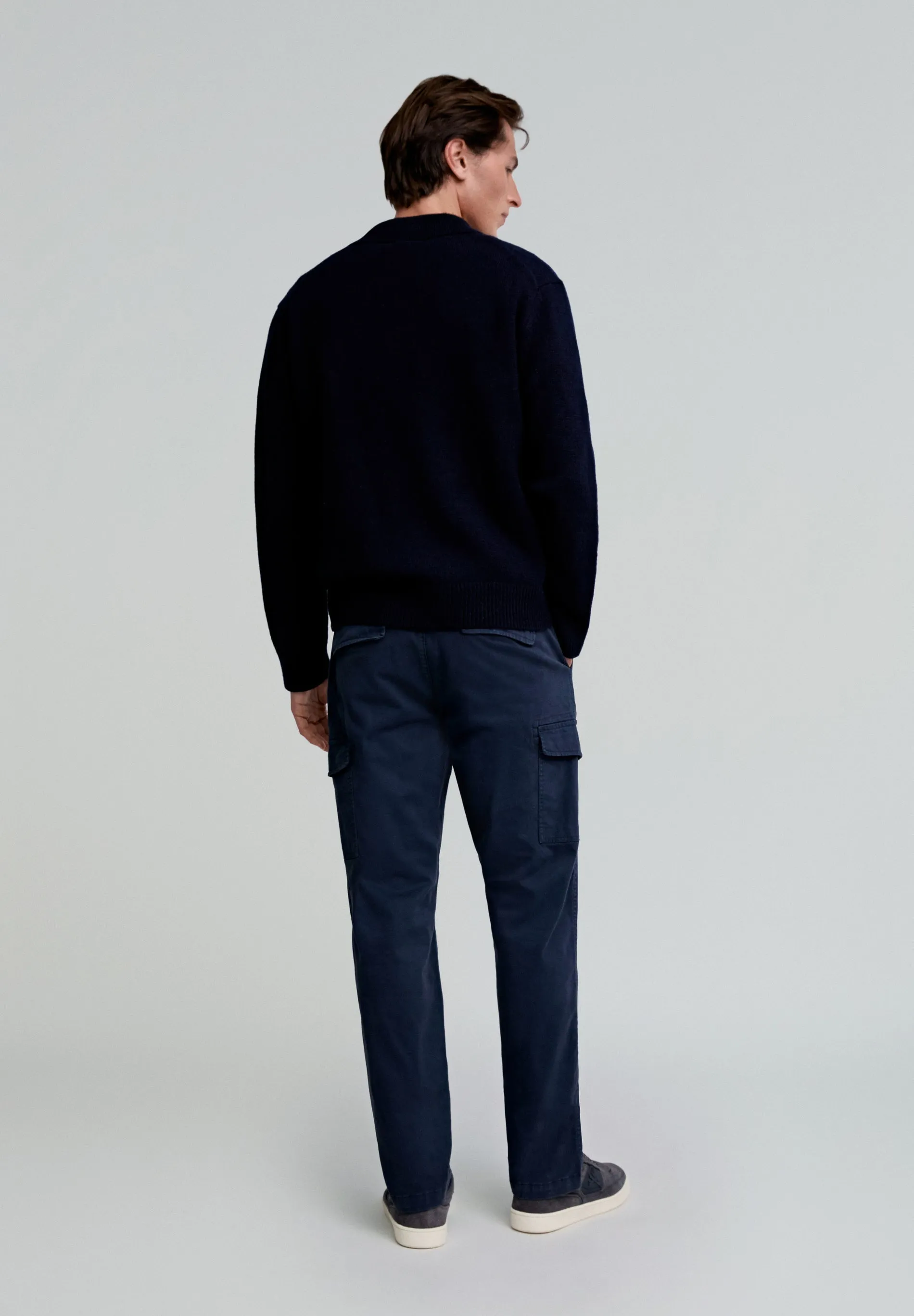 SLIM FIT CARGO TROUSERS
