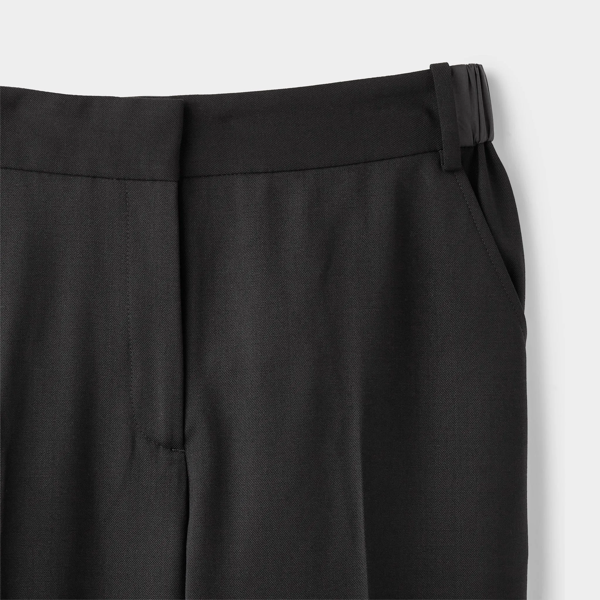 Straight Leg Wool Tech Trouser