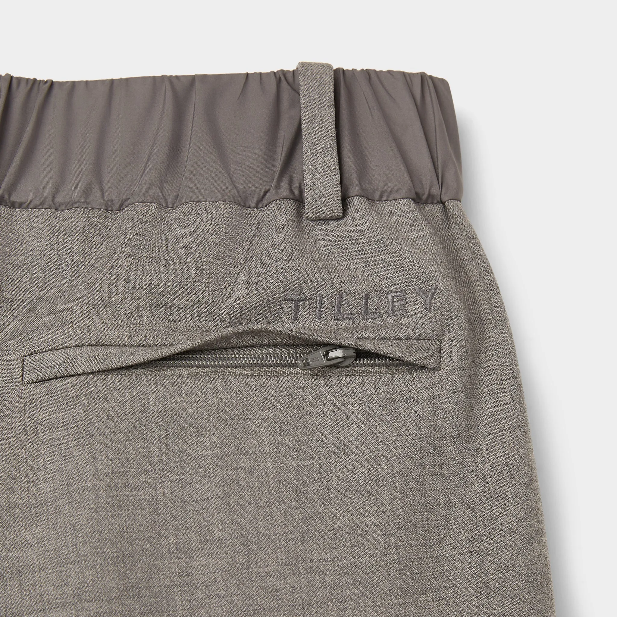 Straight Leg Wool Tech Trouser