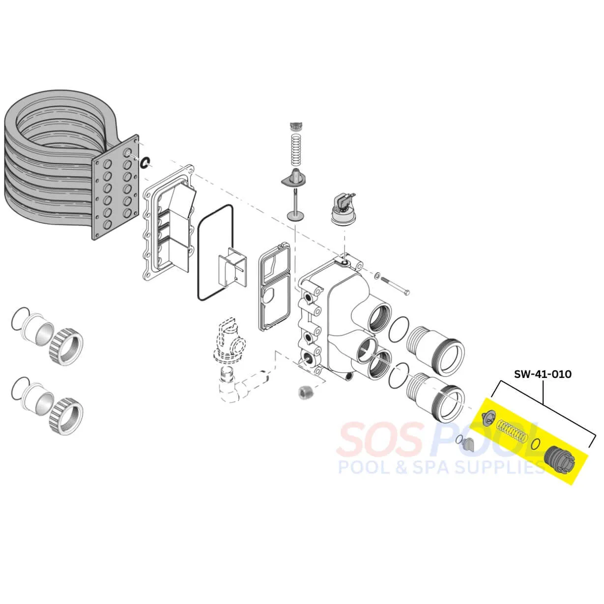 Swimables Thermal Regulator Kit For Pentair MasterTemp and Max-E-Therm Heaters | 77707-0010 | SW-41-010
