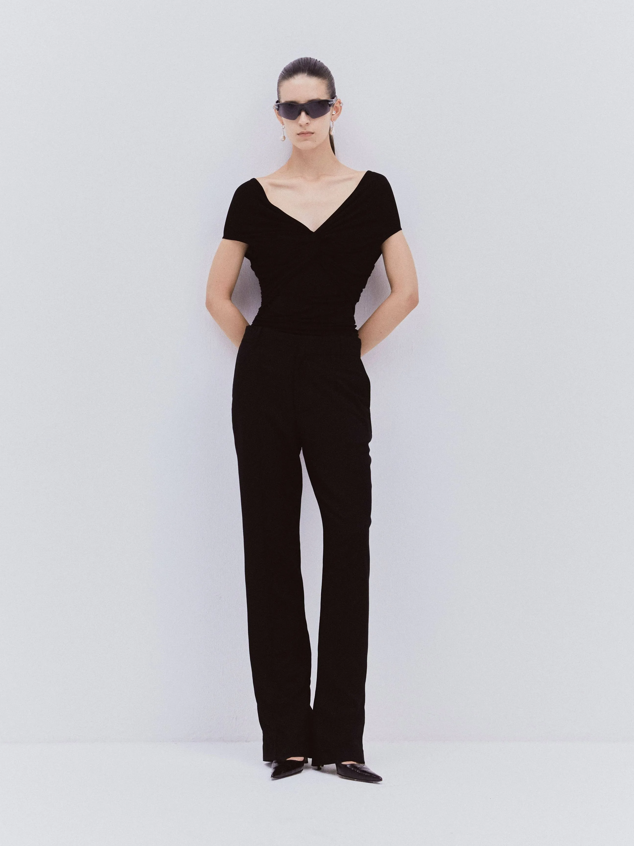 Tava Top in Black