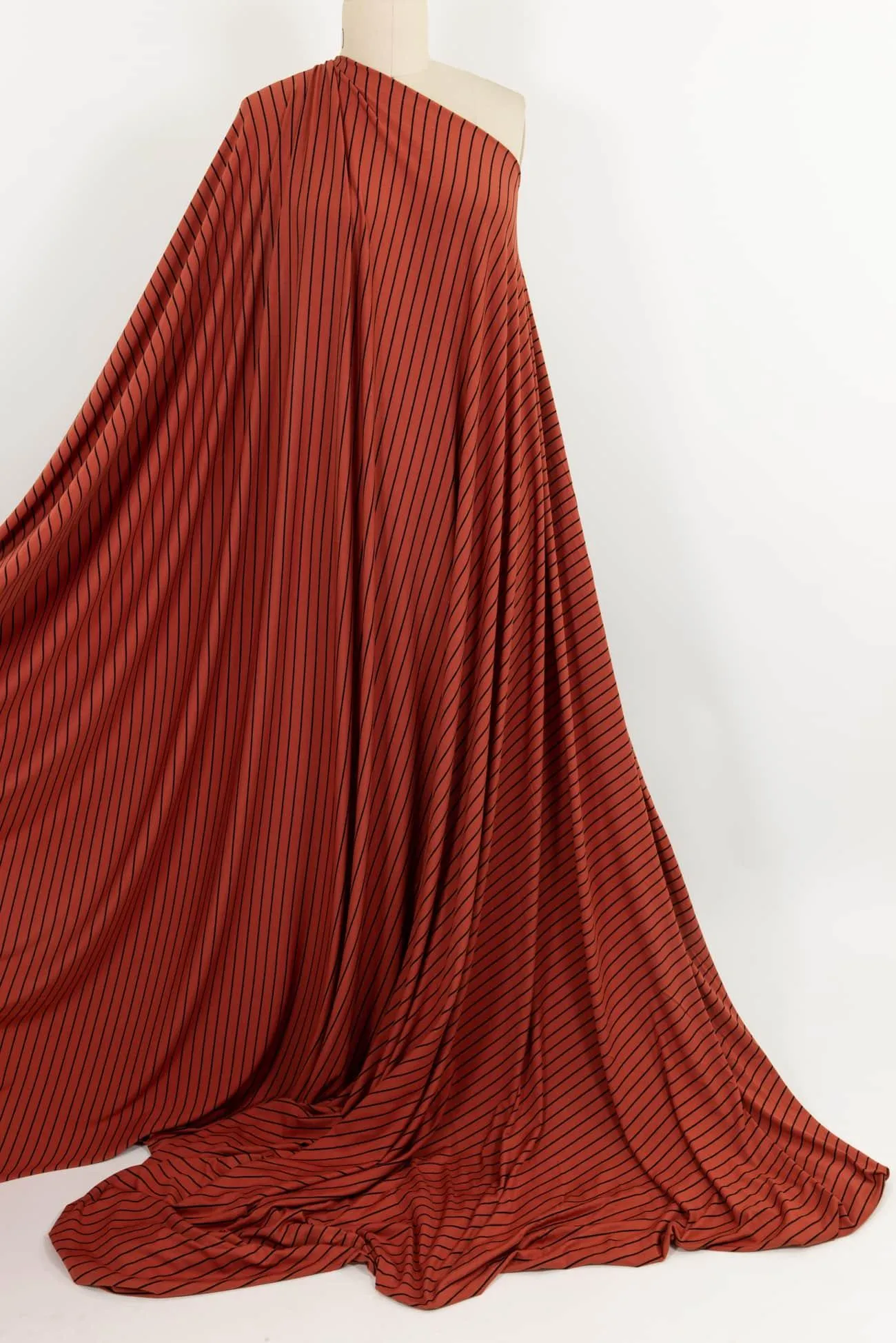 Terra Cotta Stripes USA Knit