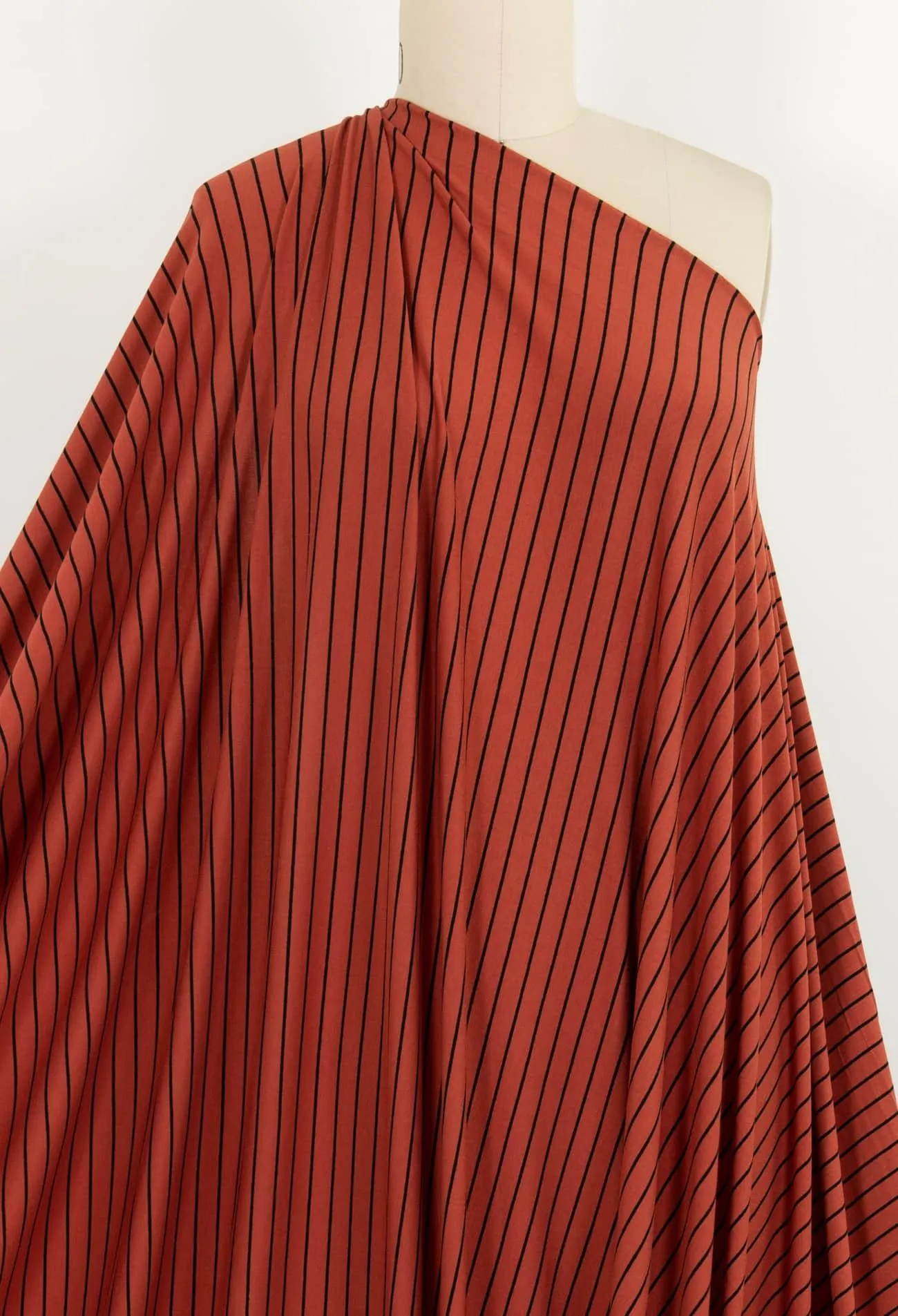 Terra Cotta Stripes USA Knit