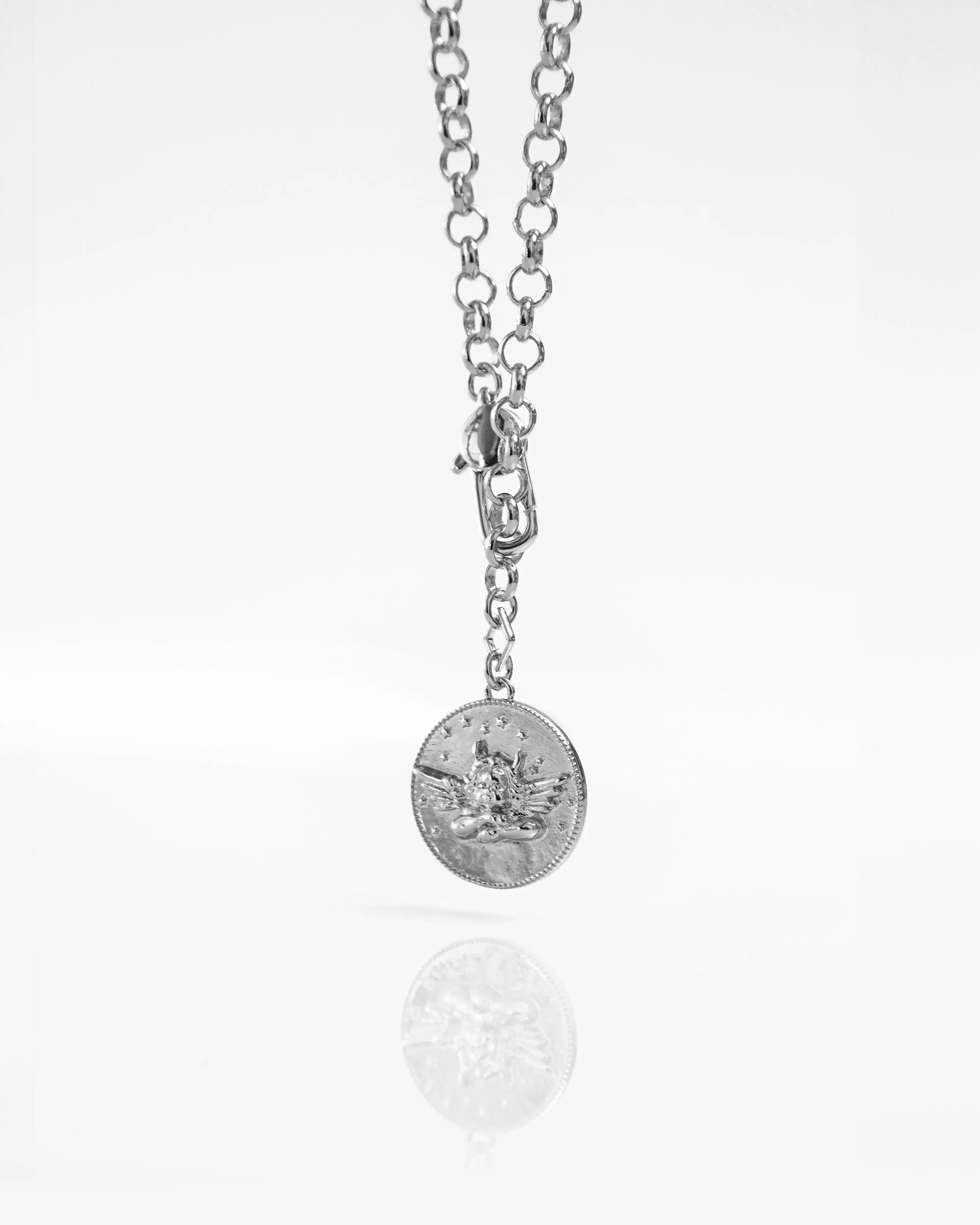 The Julie Charm Necklace Silver